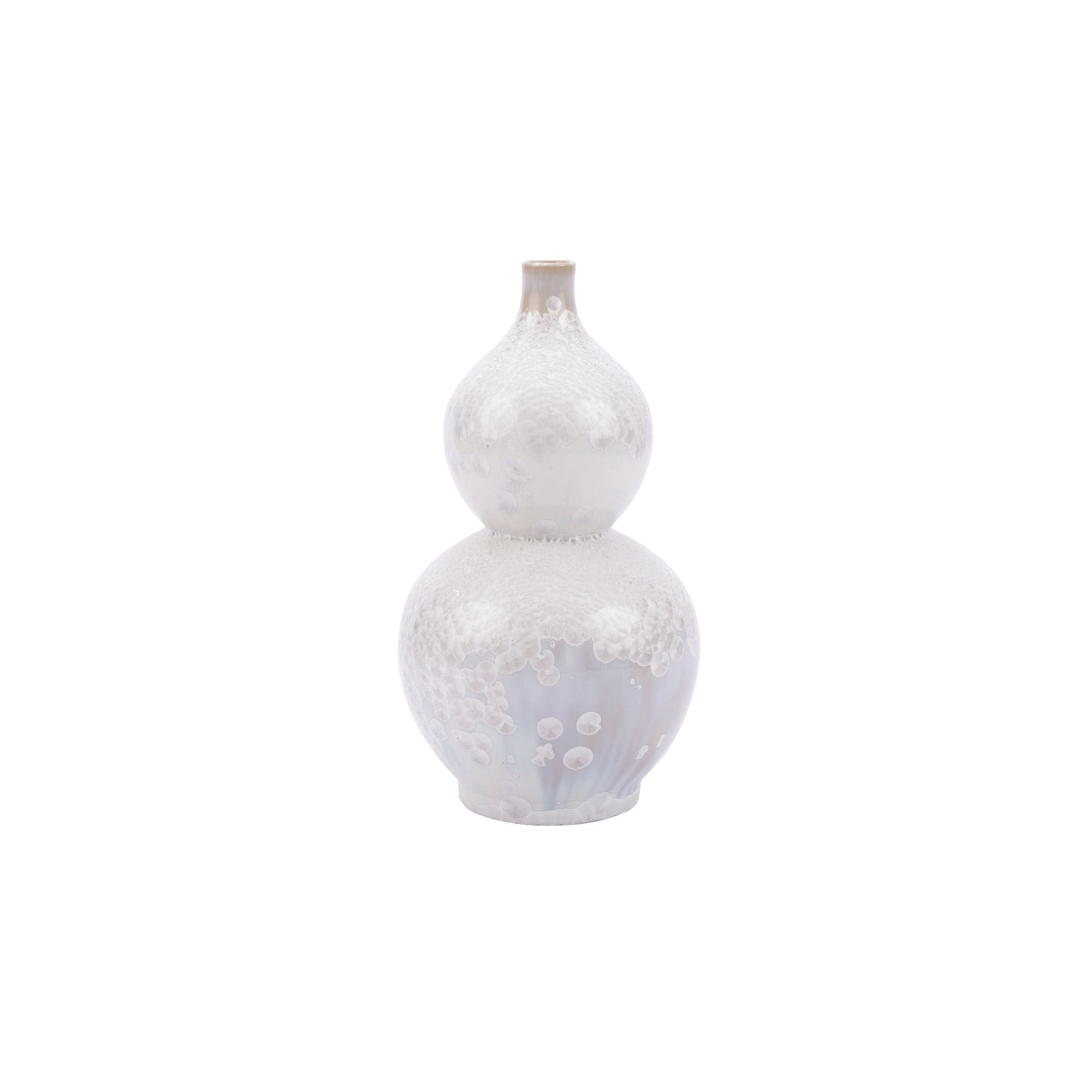 Crystal Shell Gourd Floor Vase