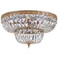 Crystorama Ceiling Mount Collection 4 Light Olde Brass Spectra Crystal Flush Mount