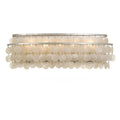 Crystorama Brielle Collection 5 Light Antique Silver Bath Vanity Fixture