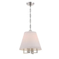 Libby Langdon Westwood 4 Light Polished Nickel Pendant
