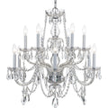 Crystorama Lighting Group 1135 Cl Mwp Traditional Crystal 12 Light 31