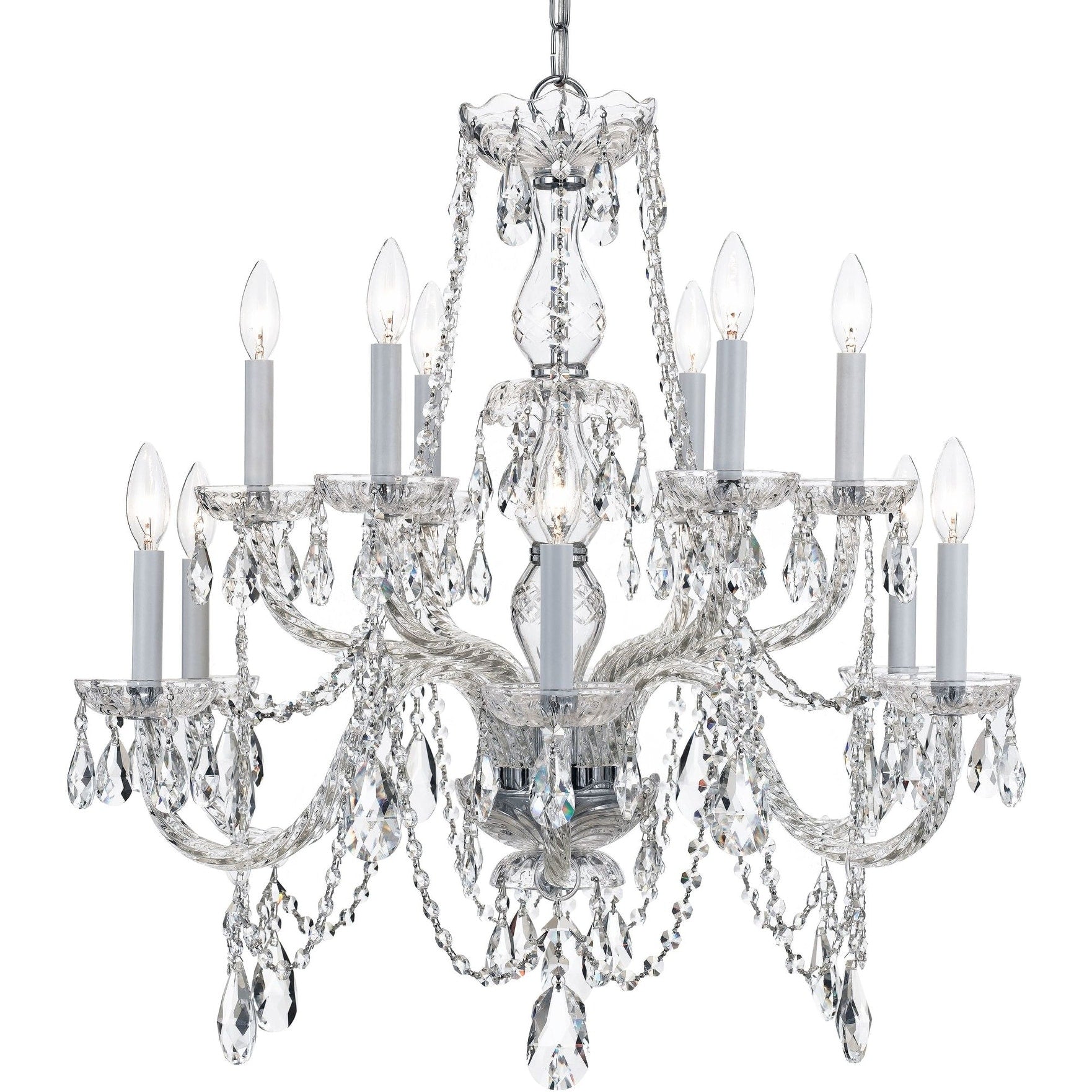 Crystorama Lighting Group 1135 Cl Mwp Traditional Crystal 12 Light 31