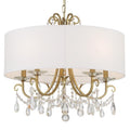 Crystorama Lighting Group 6625 Cl Mwp Othello 5 Light 24 Wide Hand