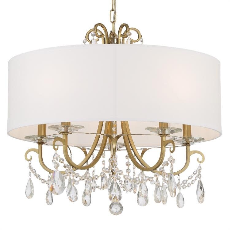 Crystorama Lighting Group 6625 Cl Mwp Othello 5 Light 24 Wide Hand