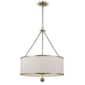 Crystorama Lighting Group 518 Broche 6 Light 24 Wide Wrought Iron