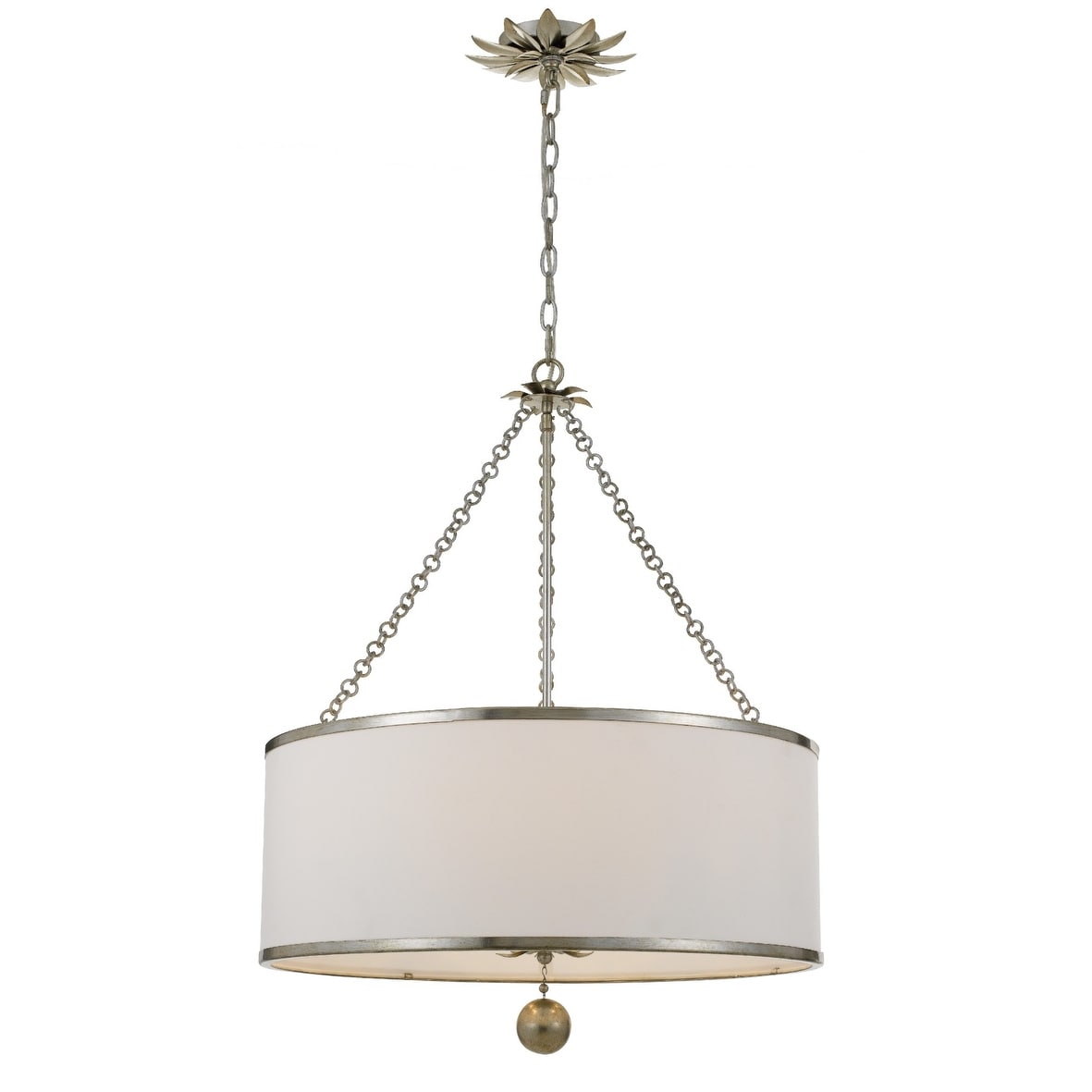 Crystorama Lighting Group 518 Broche 6 Light 24 Wide Wrought Iron
