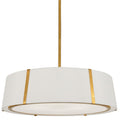 Crystorama Lighting Group Ful 907 Fulton 6 Light 24 Wide Drum Chandelier