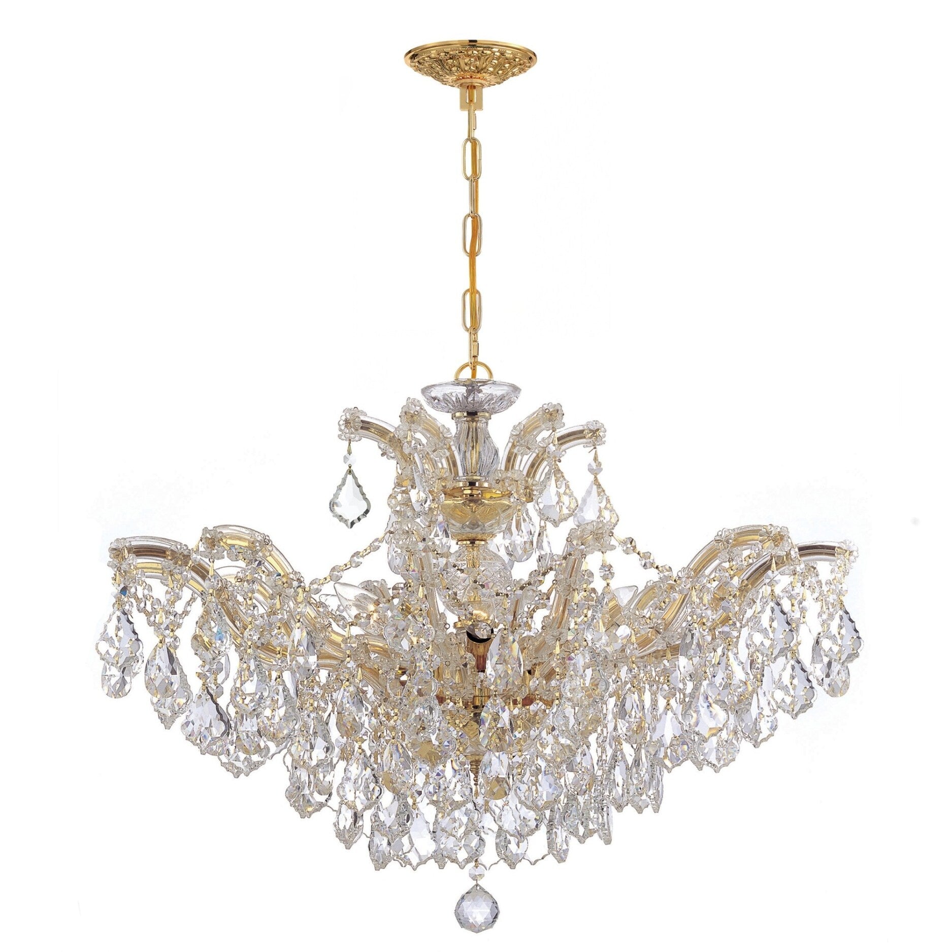 Crystorama Lighting Group 4439 Cl Mwp Maria Theresa 6 Light 27 Wide