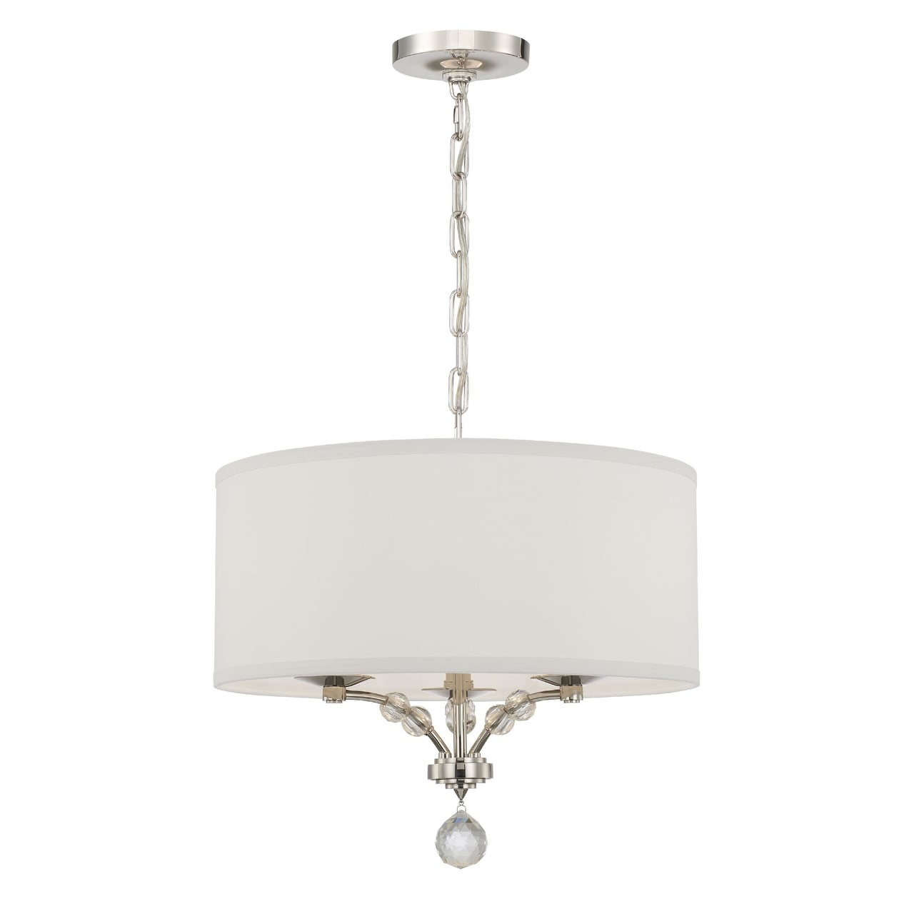 Crystorama Lighting Group 8005 Mirage 3 Light 18 Wide Drum Chandelier