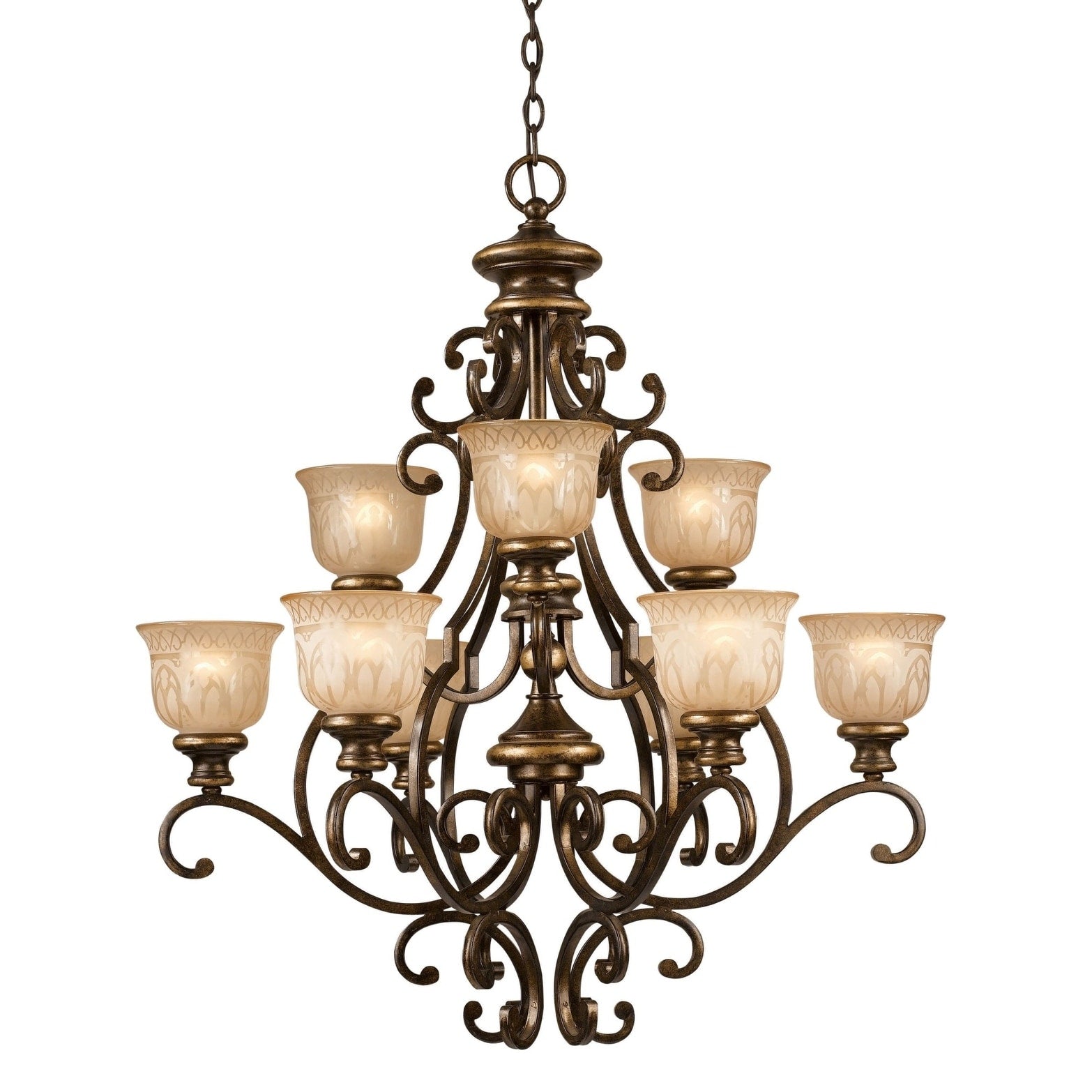 Crystorama Lighting Group Norwalk 9 Light 34 Wide Chandelier With