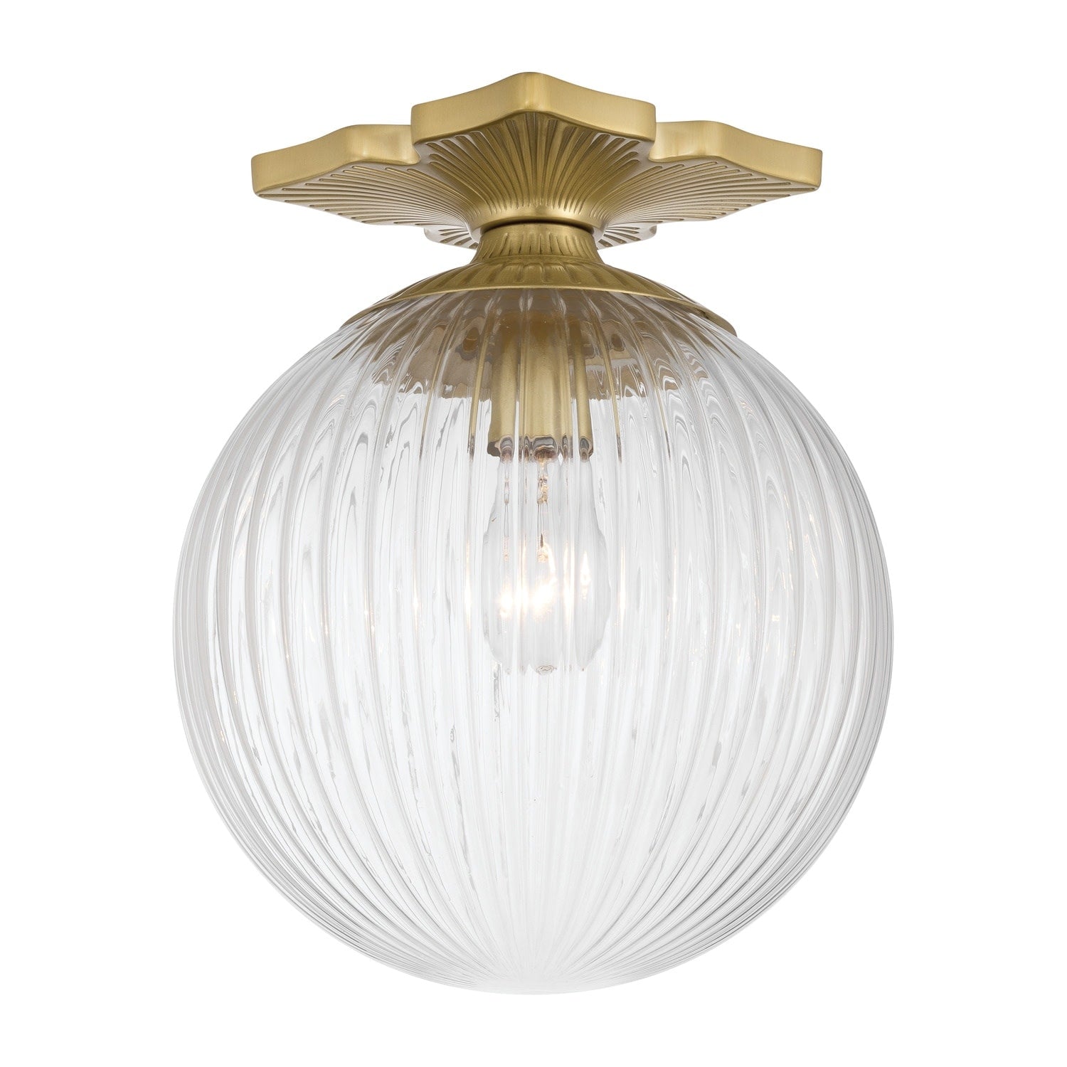 Crystorama Lighting Group Ory 1003 Orly 10 Wide Semi Flush Globe