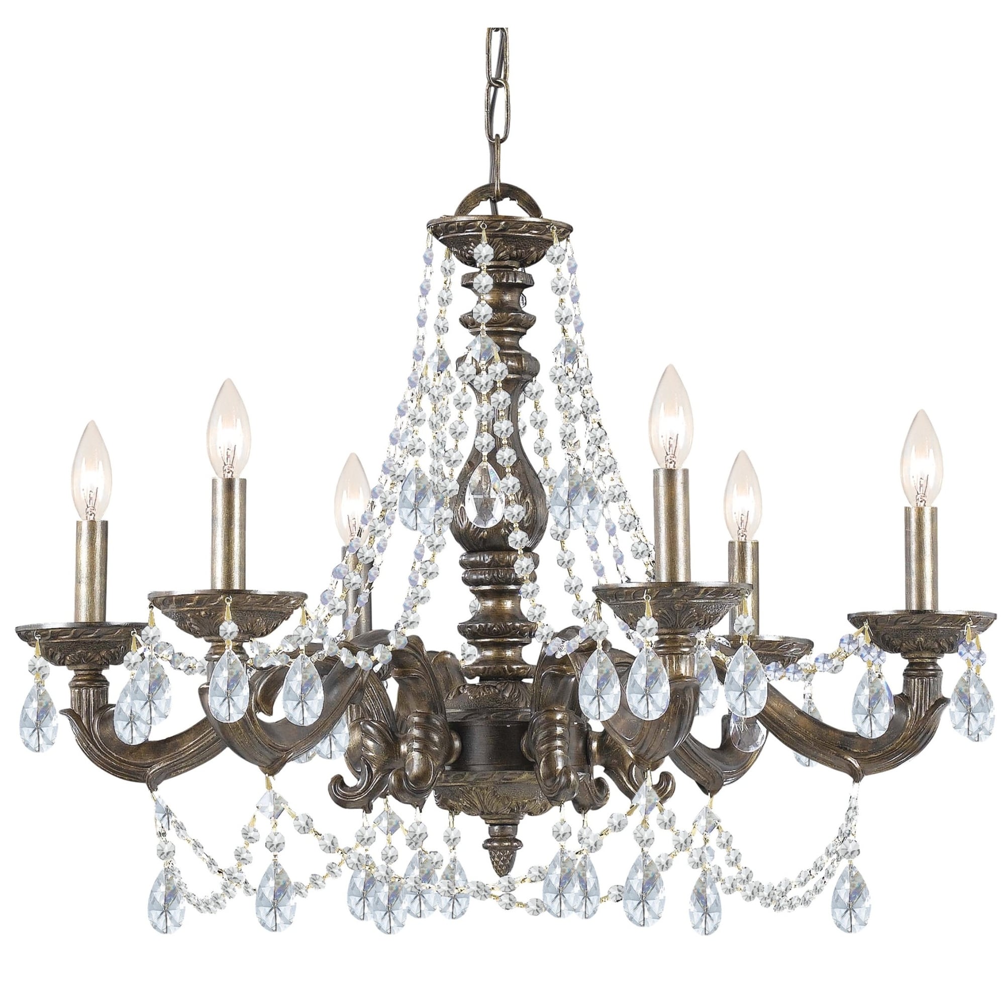Crystorama Lighting Group Paris Market 6 Light 28 Wide Chandelier
