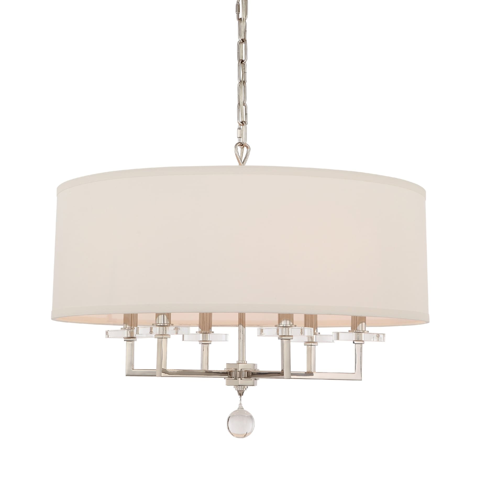 Crystorama Lighting Group 8116 Paxton 6 Light 26 Wide Drum Chandelier