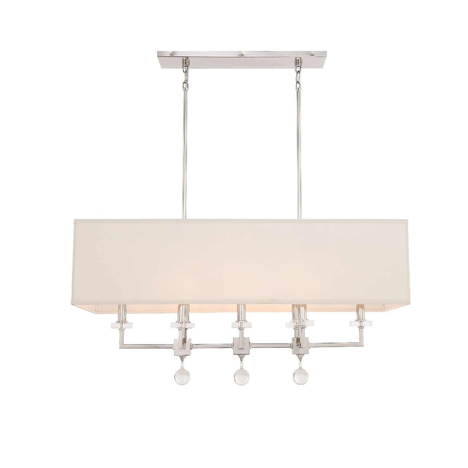 Crystorama Lighting Group 8109 Paxton 8 Light 17 Wide Linear