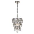 Crystorama Lighting Group Perla Single Light 10 Wide Mini Chandelier