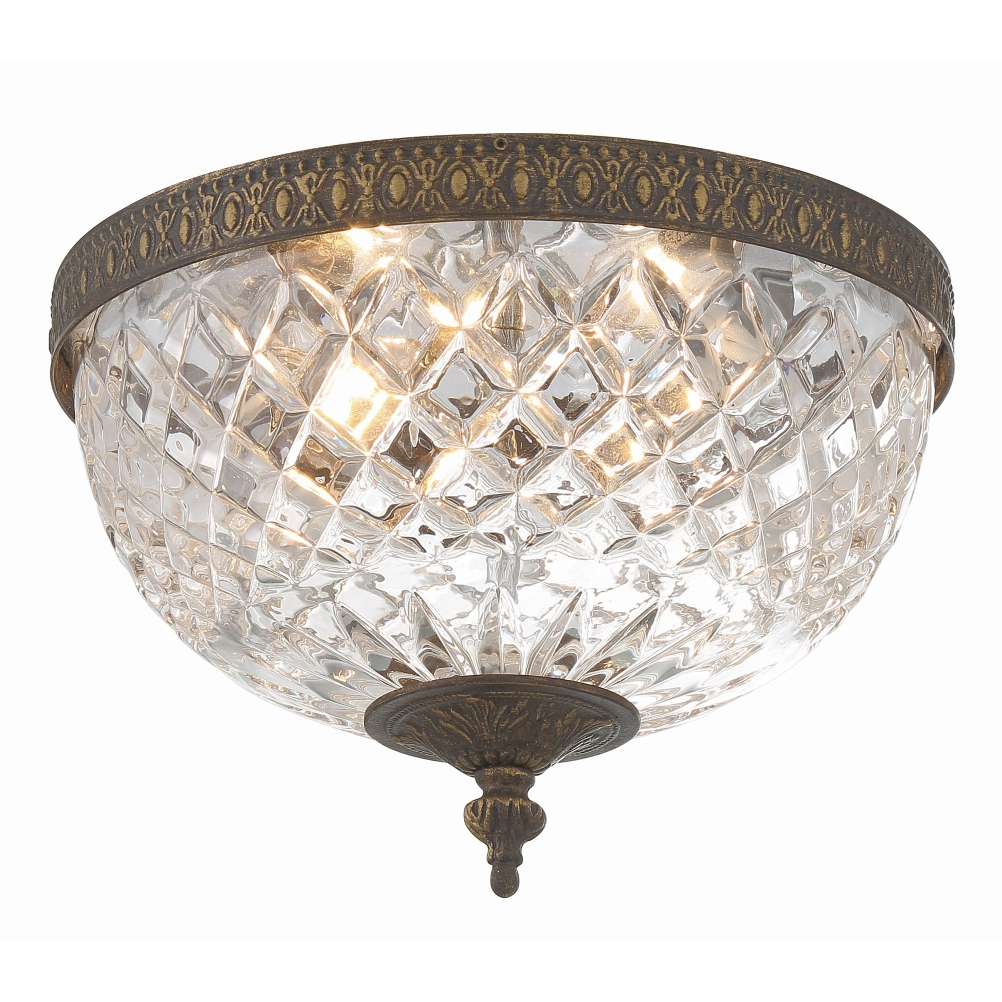 Crystorama Lighting Group 117 12 Richmond 3 Light 12 Wide Flush Mount