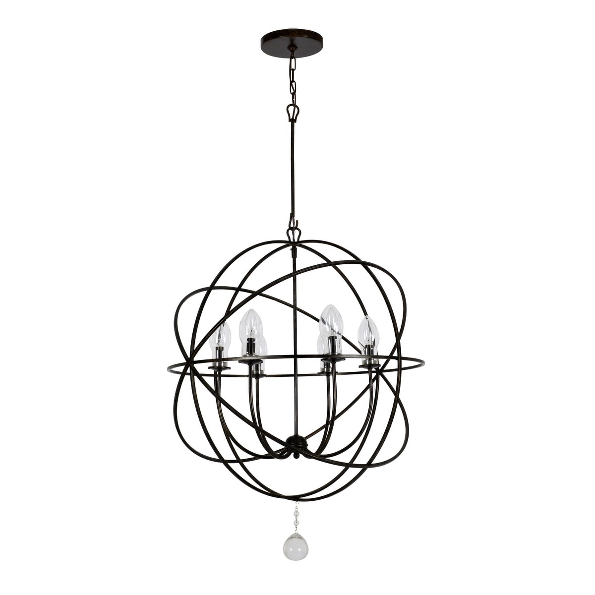 Crystorama Lighting Group Solaris 6 Light 28 1 2 Wide Outdoor English Bronze