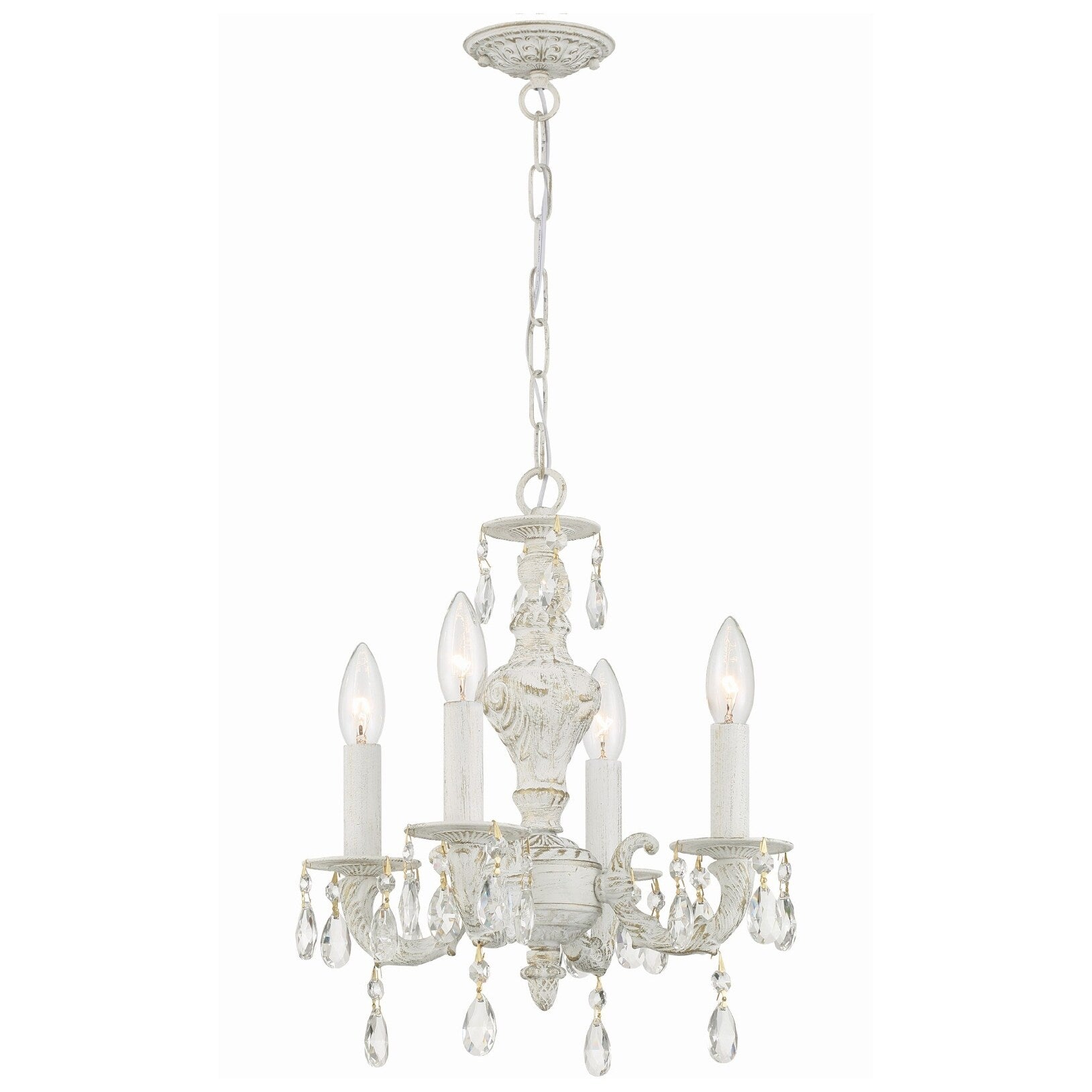 Crystorama Lighting Group 5024 Cl Saq Sutton 4 Light 13 1 2 Wide