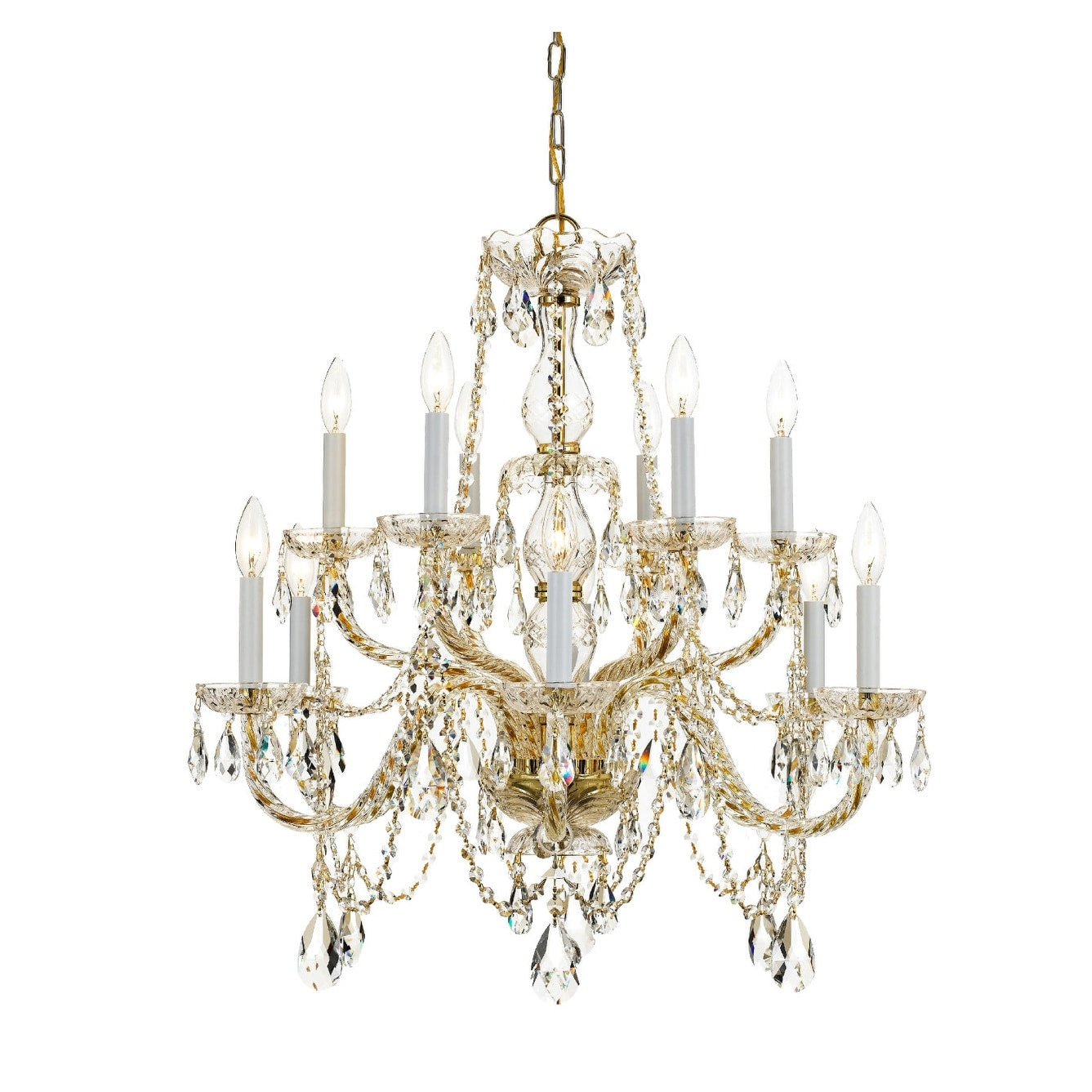 Crystorama Lighting Group 1135 Cl Saq Traditional Crystal 12 Light 31