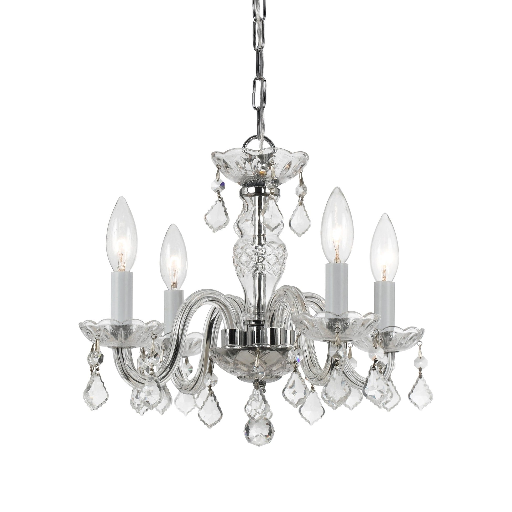 Crystorama Lighting Group Traditional Crystal 4 Light 15 Wide