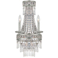 Crystorama Mercer Collection 2 Light Olde Silver Wall Sconce