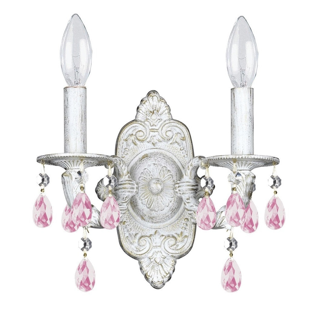Paris Market 2 Light Antique White Wall Sconce