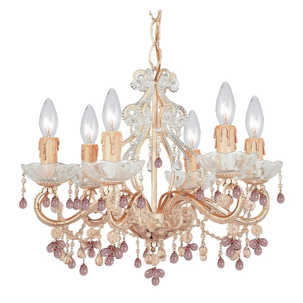 Paris Market 6 Light Champaign Mini Chandelier