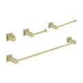 Cube 4 Piece Bathroom Hardware Set
