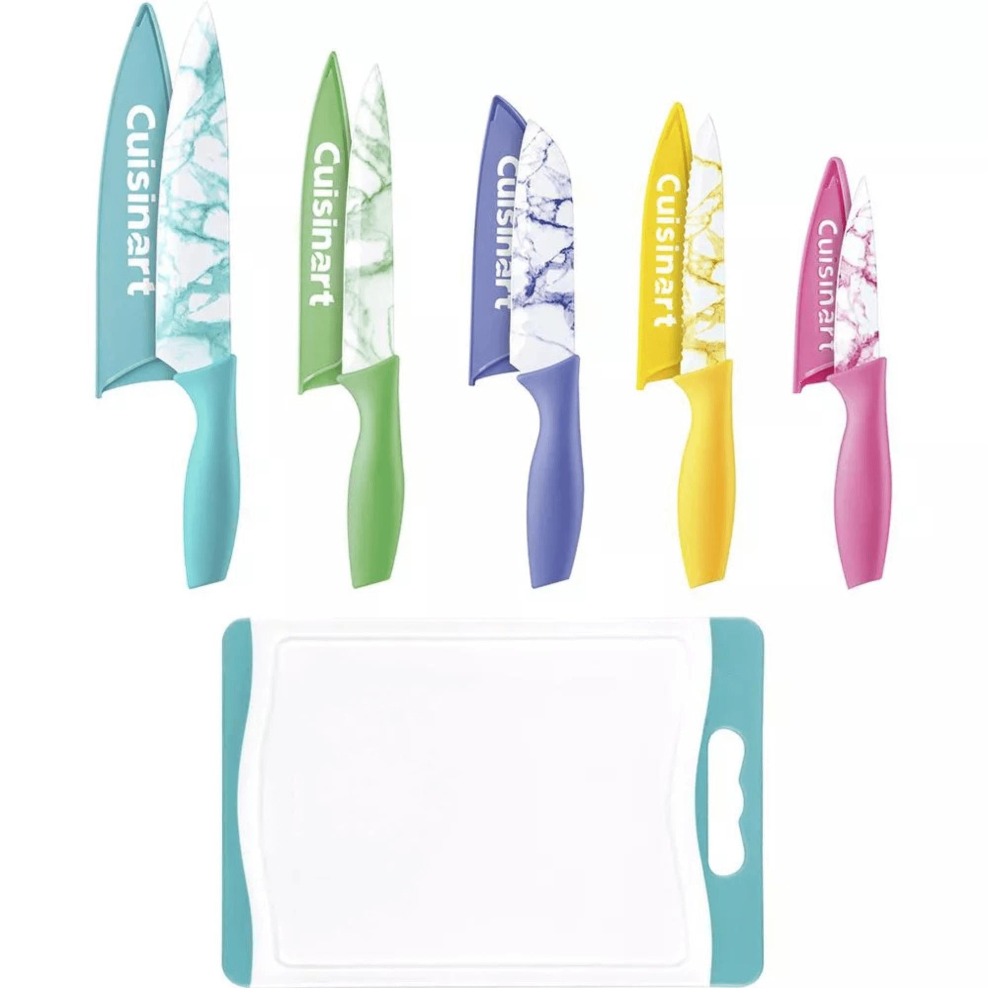 Cuisinart Advantage Cutlery 11 Piece Cutting Board And Marble Knife Set