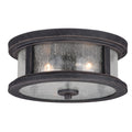 Vaxcel Cumberland 13 Outdoor Flush Mount Rust Iron