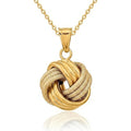 Curata 14K Yellow Gold 18 Satin Round Guardian Angel Medal Pendant Necklace Necklace