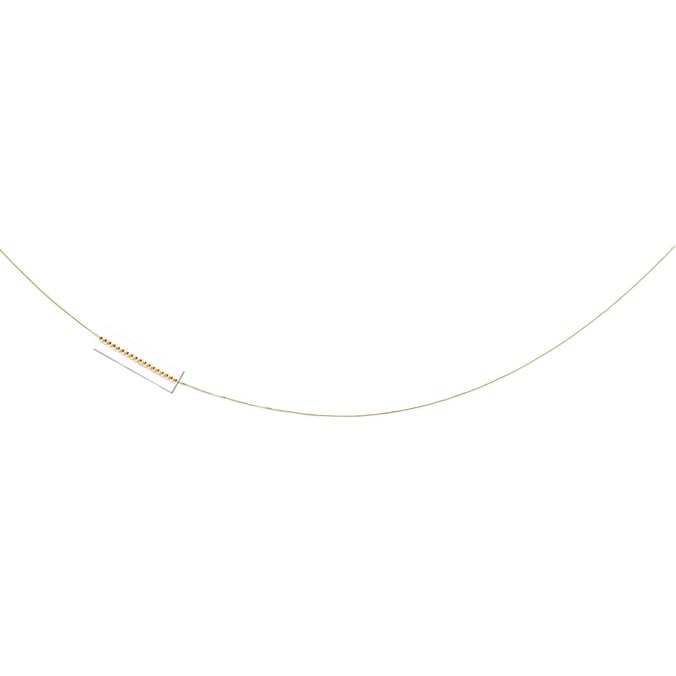 Curata 14K Gold Womens 16 22 Inch Carded 0.7Mm Box Chain Necklace