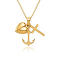 Curata 14K Yellow Gold 18 Small Dallas Cowboys Logo Pendant Necklace Necklace