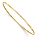 Curata 14K Yellow Gold 8 1.5 Polished Thin Slip On Stackable Bangle Bracelet