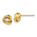 Curata 14K Yellow Gold Polished Post Earrings