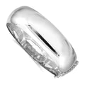 Curata 925 Sterling Silver 7.25 5Mm High Polish Hinged Bangle Bracelet