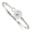 Curata 925 Sterling Silver 7 Saint Christopher Medal Hook Bangle Bracelet