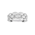 Curata 925 Sterling Silver Italian 8Mm Polished Panther Link Ring