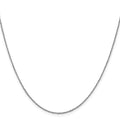 Curata Jewelry Solid 950 Platinum 1.1Mm Singapore Chain Necklace