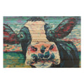 Curious Cow Arte De Legno Digital Print On Solid Wood Wall Art