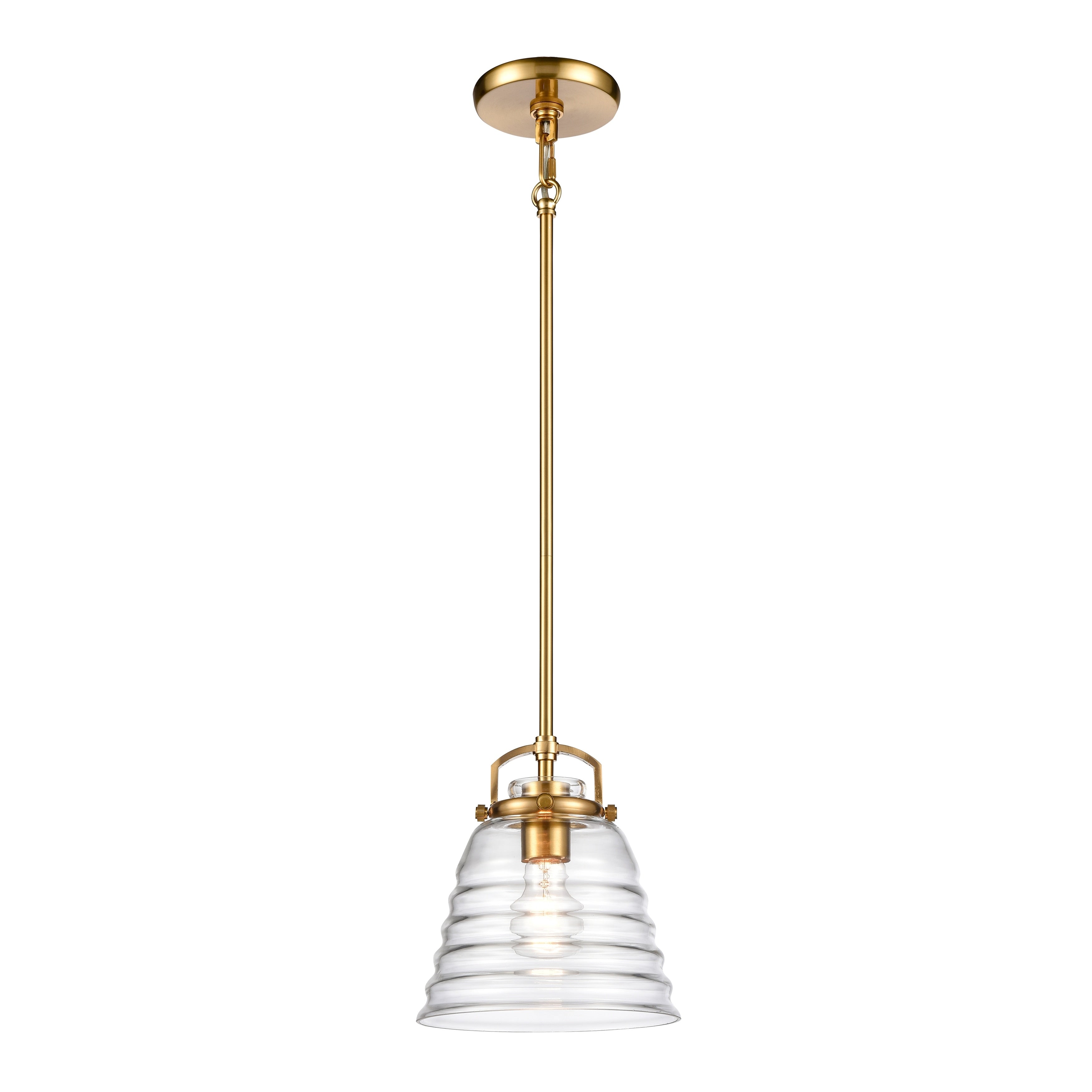 Current 8 Inch Wide 1 Light Pendant In Matte Black 8In W X 8In D X 9In H