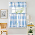 Curtainworks Buffalo Plaid Valance Or Tier Pair Curtain Collection
