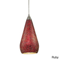 Curvalo 1 Light Satin Nickel Pendant