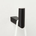 Curveaux Curved Matte Black Towel Ring