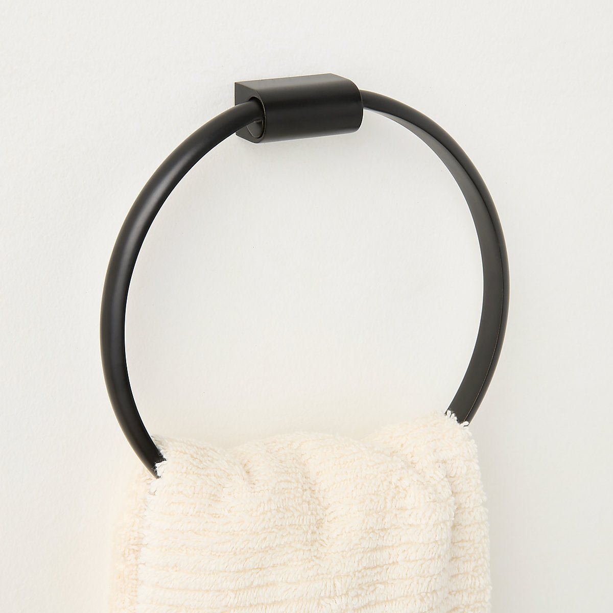 Curveaux Curved Matte Black Toilet Paper Stand