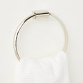 Curveaux Curved Polished Nickel Wall-Mounted Toilet Paper Holder