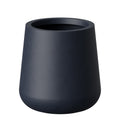 Curved Concrete Planter For Indoor And Outdoor Drainage