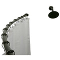 Curved Oil Rubbed Bronze Shower Rod