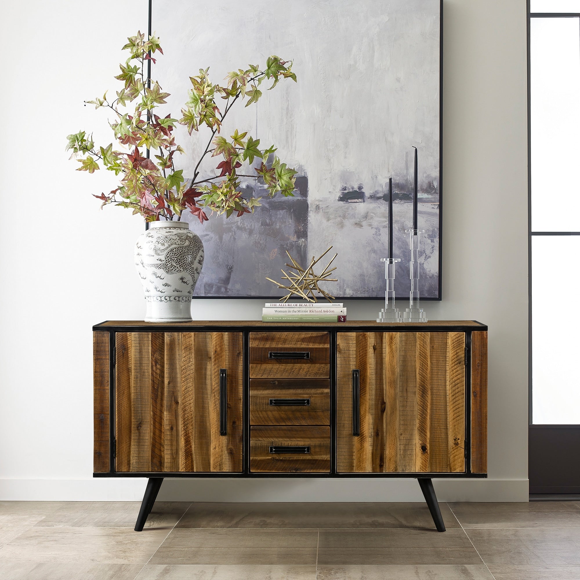 Cusco Acacia Rustic Buffet Cabinet N A