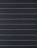 Cusco Stripe Fabric Swatch, Black by Kufri